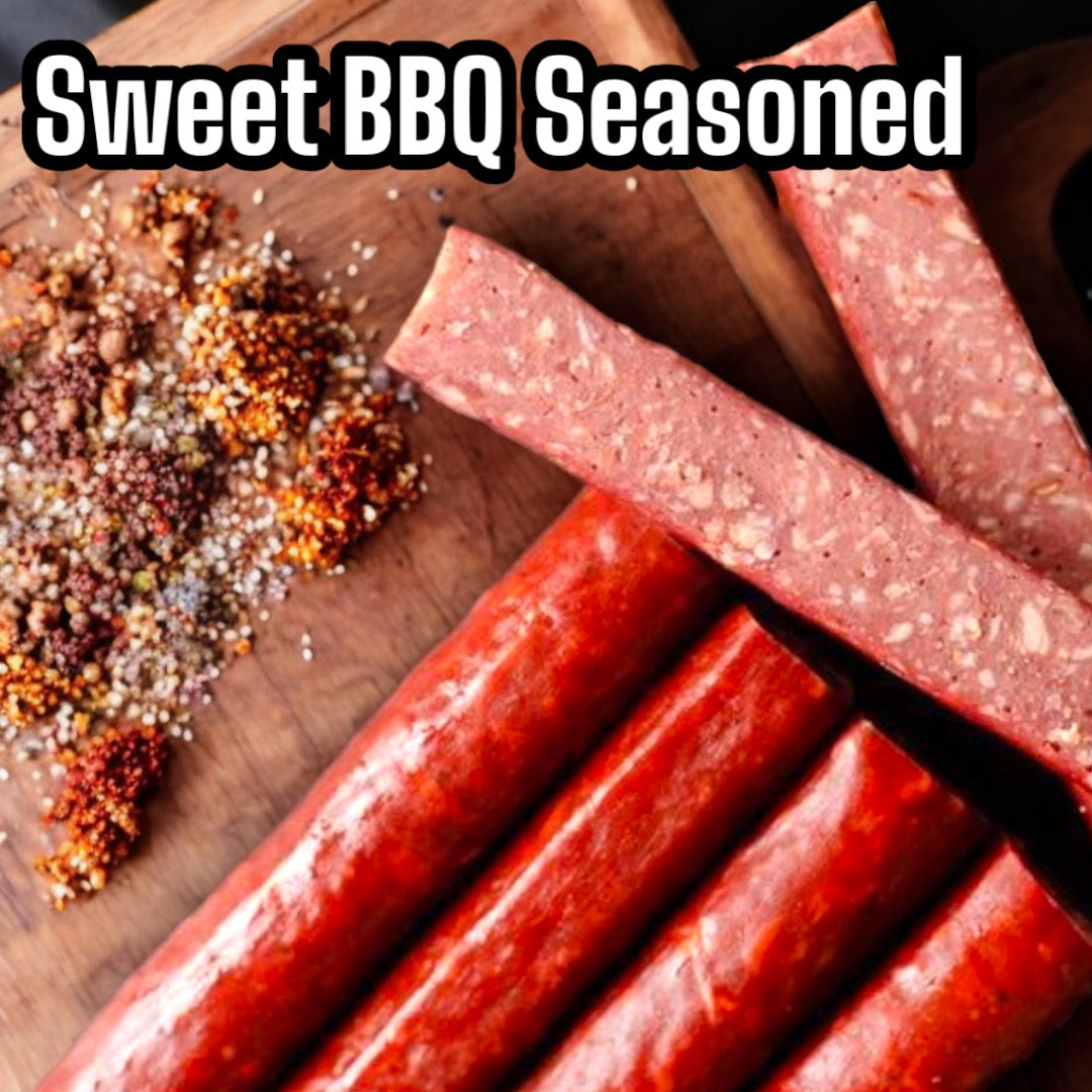 10 pack  |  2 oz - Sweet BBQ Seasoned Bison Snack Sticks