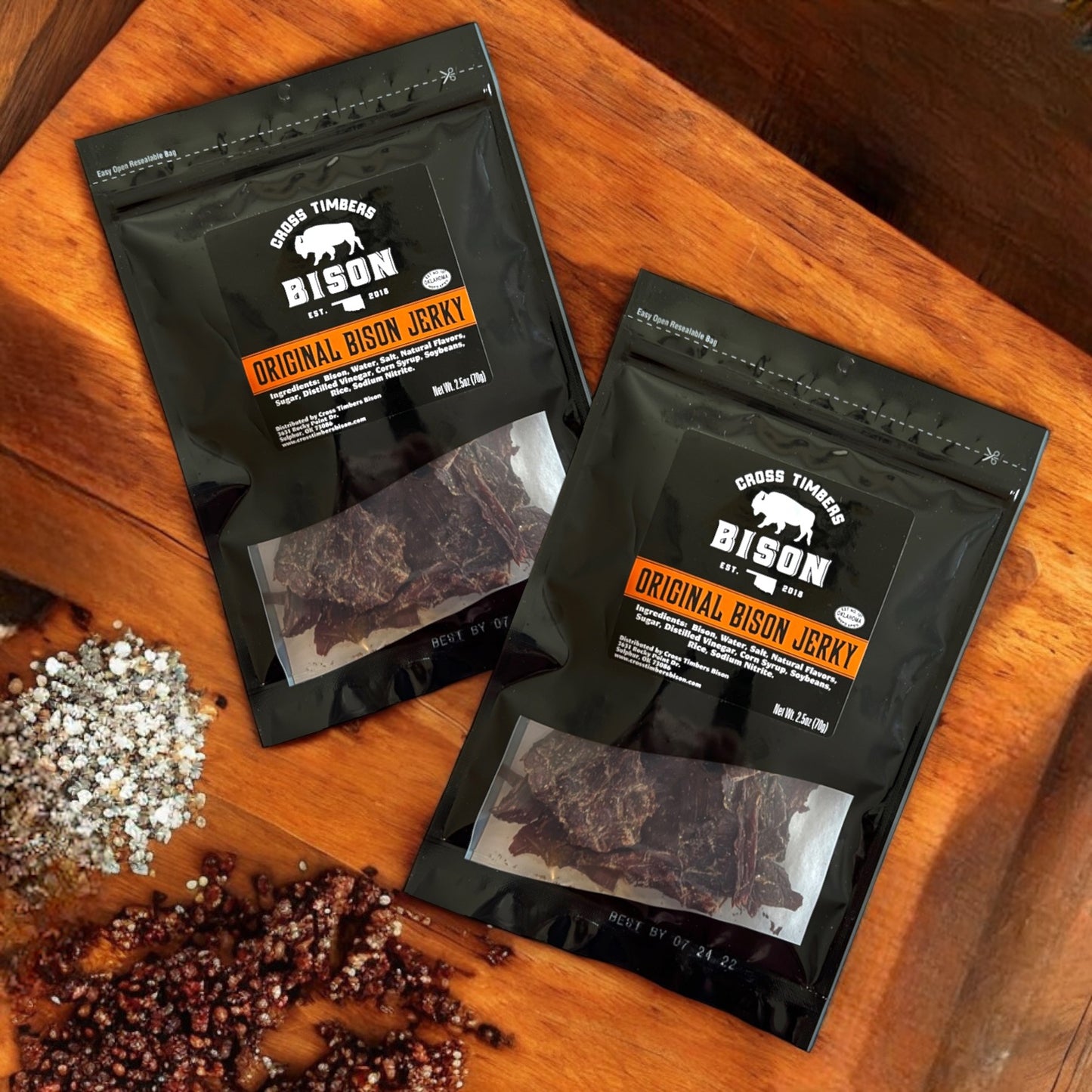 Jerky &  10 pack | 2 oz - Bison Original Snack Sticks Combo