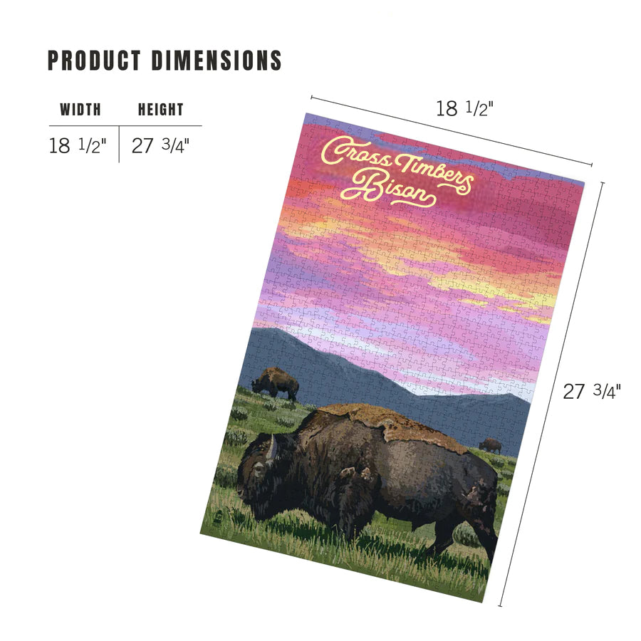 Bison Sunset Puzzle