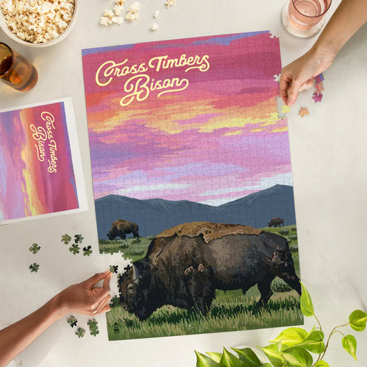 Bison Sunset Puzzle