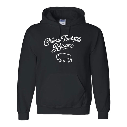 Black Cursive Hoodie