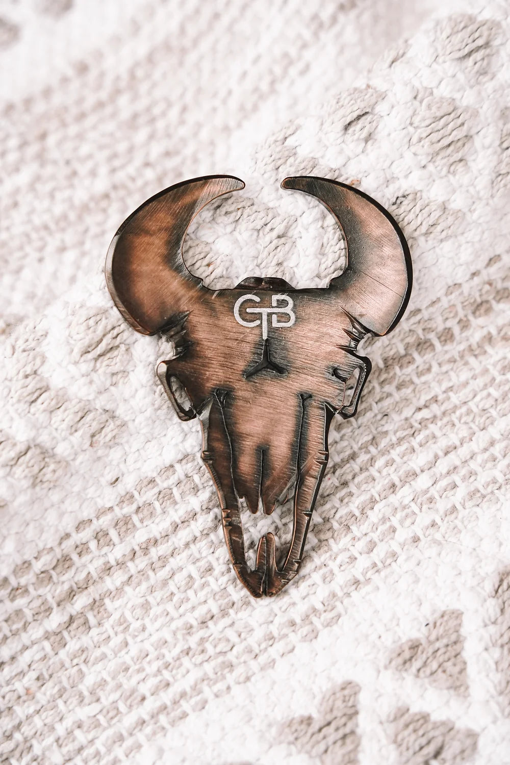 Bison Skull Bottle Opener