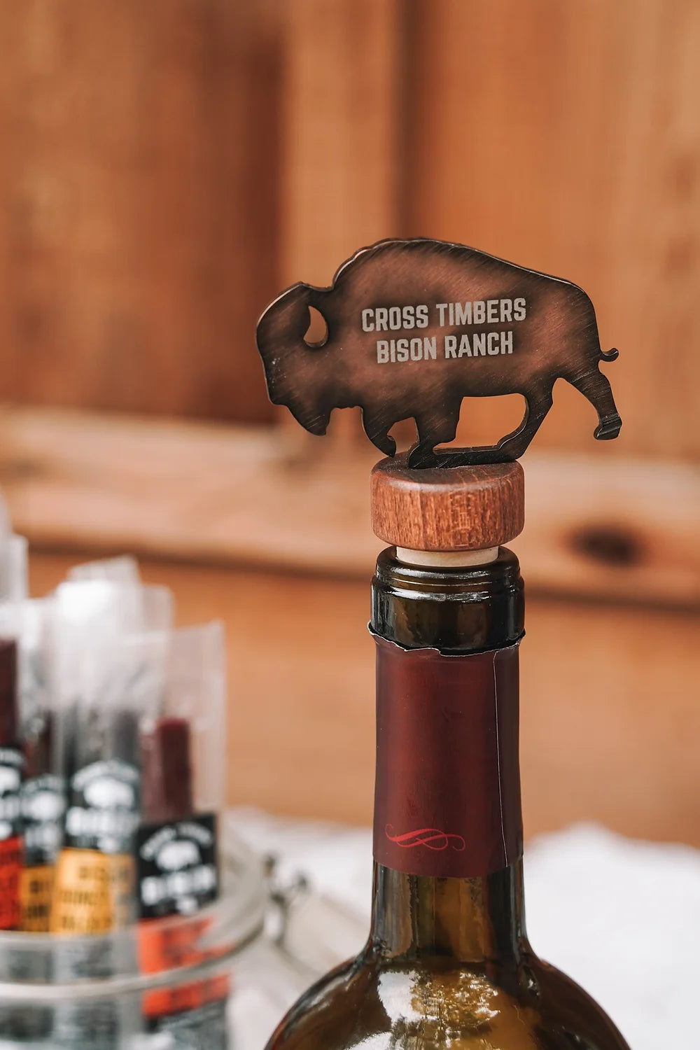 Bison Wine Topper